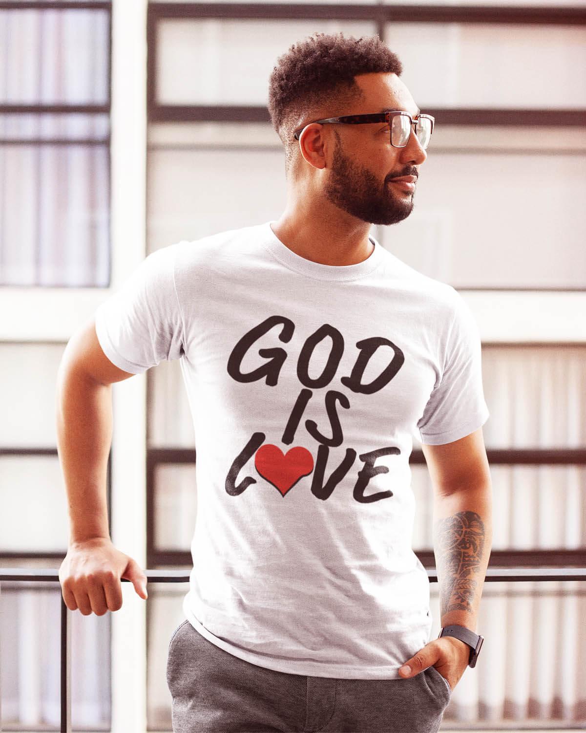 God Is Love Logo Tee1:1 2:4 3:9