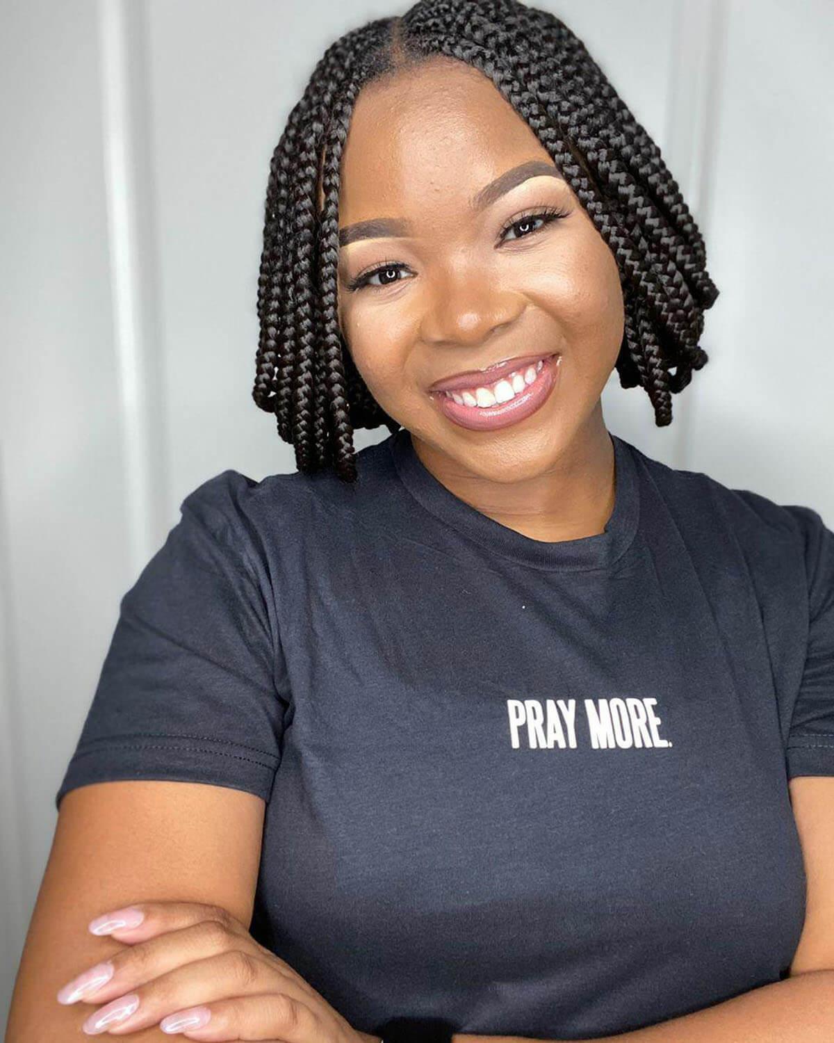 Pray More Tee - Small Font55:175 56:180